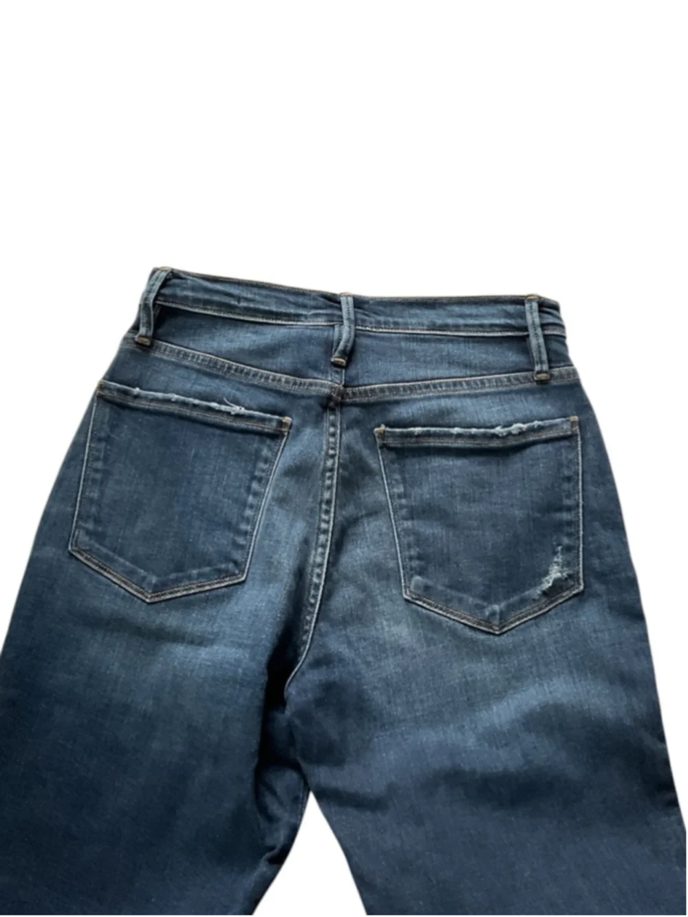 Frame Le Sylvie Slender Straight Dark Blue Jeans, size 26 - Picture 5 of 10